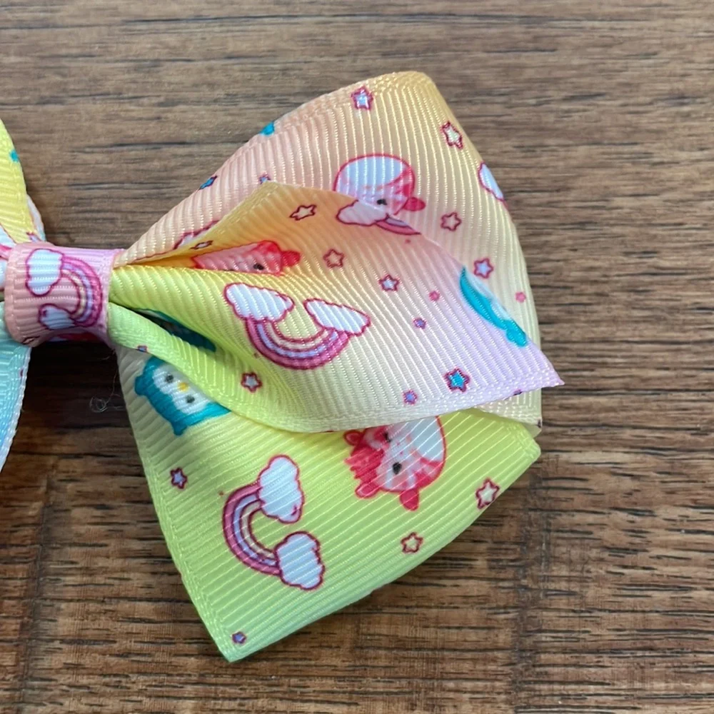 Squishmallow Girls Hair Bow - Alligator Clip - Girls Hair Bow